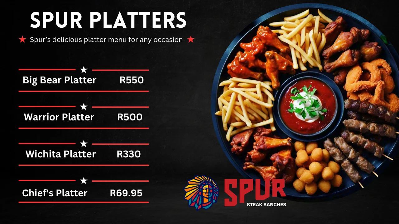 Spur Platter Menu